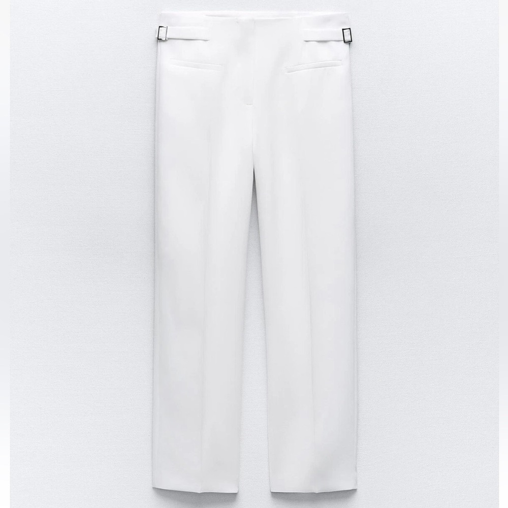 Zara White Trousers